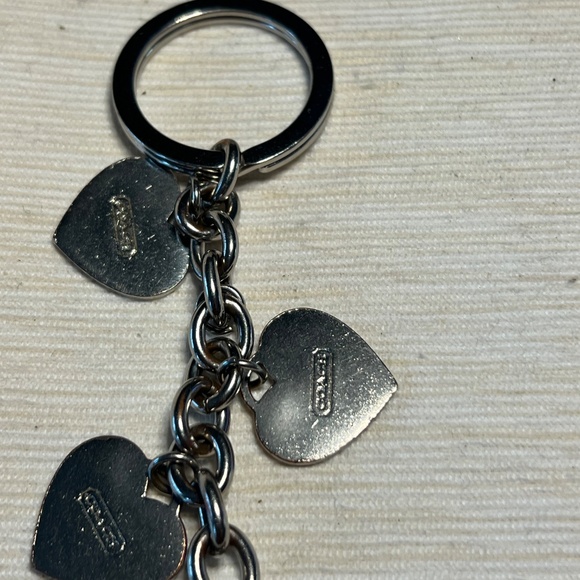 Coach Multicolor Hearts Keychain - Picture 4 of 7